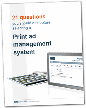 Ebook - 21 questions to ask your real estate print ad management software vendor