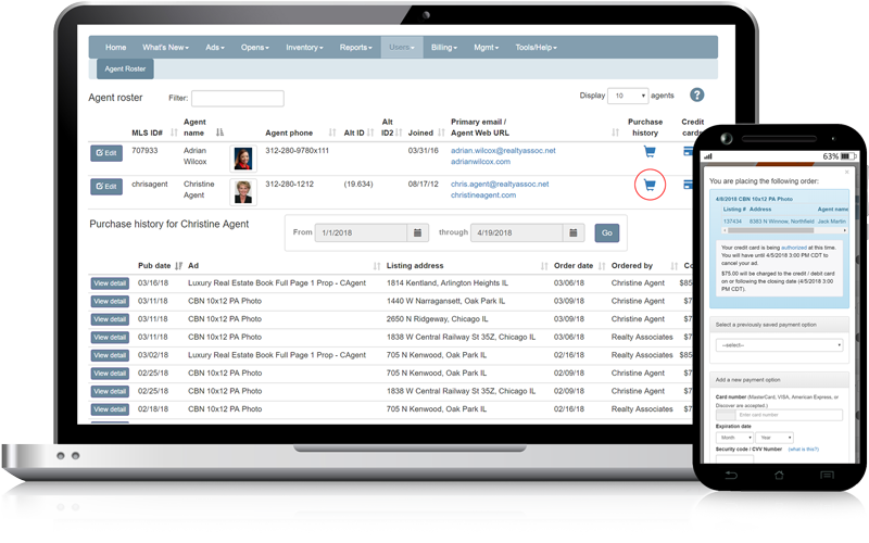 Admaster e-commerce | billing management | expense tracking
