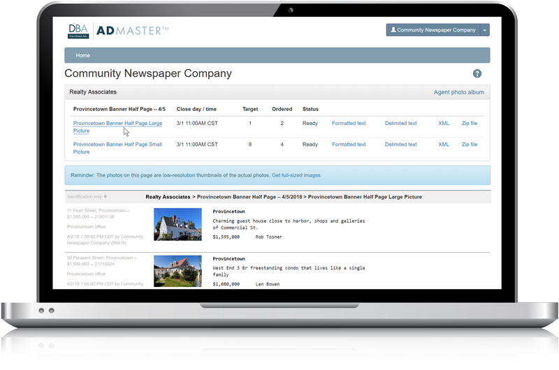 Admaster - Publisher access - no-cost production