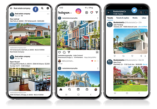 Automated Real Estate Social Media posts